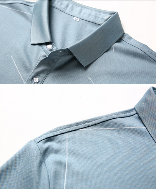 Camisa Polo de Algodón para Hombre con Solapa - Image 7