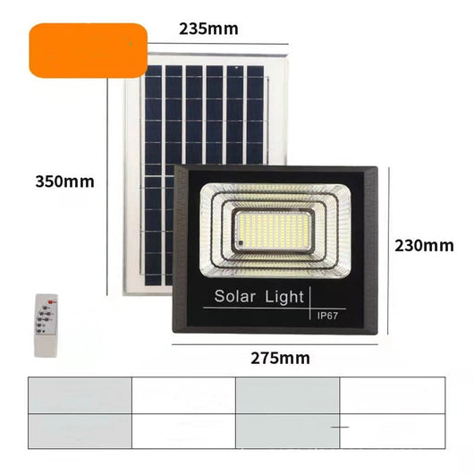 Lámpara Solar Exterior Grande a Prueba de Lluvia - Iluminación LED Recargable sin Poste - Image 7