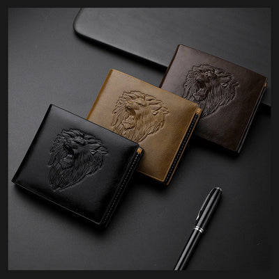 Billetera para Hombre con Patrón de León Grabado - Image 17