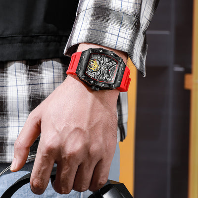 Reloj Mecánico Hueco para Hombre Resistente al Agua con Esfera Luminosa - Image 5