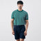 Camiseta Tejida de Cuello Redondo con Rayas para Hombre