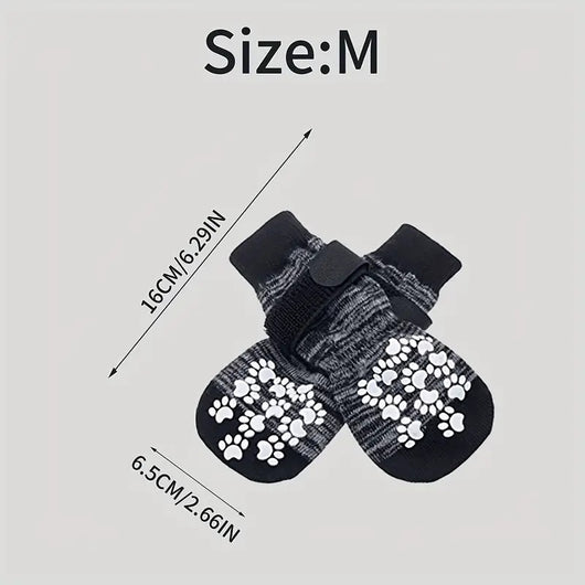 Calcetines Impermeables Cálidos para Perros Medianos - Antideslizantes y Protectores - Image 14