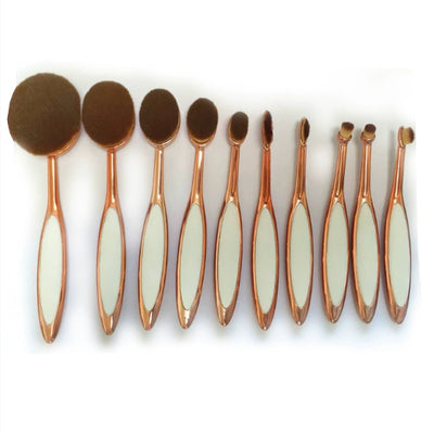 Set de Brochas de Maquillaje Oro Rosa Premium - Image 16