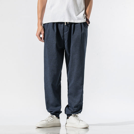 Pantalones de Lino Japonés para Hombre - Image 9