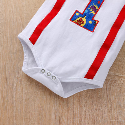 Conjunto de Tirantes para Bebé y Niño Pequeño - Romper de Dos Piezas para Celebraciones - Image 3