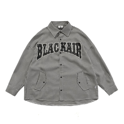 Camisa Cuadros Unisex con Cruz Bordada Manga Larga - Image 4