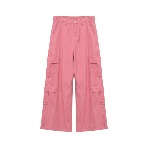 Overol Ancho de Pierna con Bolsillos Grandes - Jeans Casual - Image 5