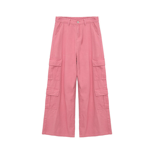 Overol Ancho de Pierna con Bolsillos Grandes - Jeans Casual - Image 5