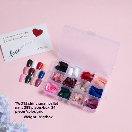 Uñas Postizas Ballet con Adhesivos - Protección y Elegancia - Image 17