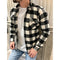 Camisa de Cuadros con Bolsillos y Solapa para Jóvenes - Manga Larga Otoño