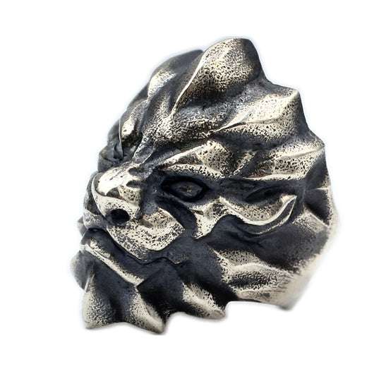 Anillo de Plata Esterlina Artesanal con Acabado Vintage para Hombre - Image 6