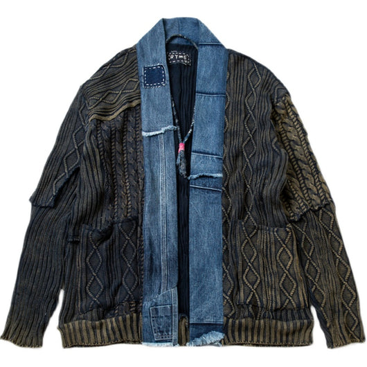 Chamarra Suéter Vintage Lavado Twist para Hombre - Image 11