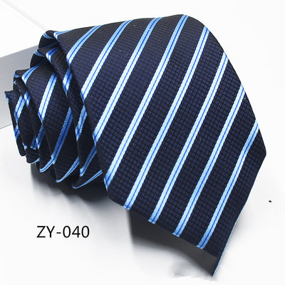 Corbata Clásica Rayada 1200D para Hombre - Elegancia Profesional - Image 92