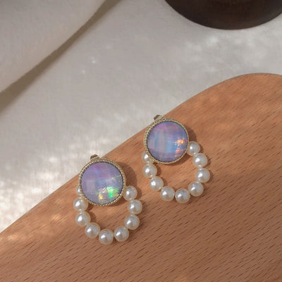 Aretes de Perla Diseño Exclusivo Alta Gama - Image 7