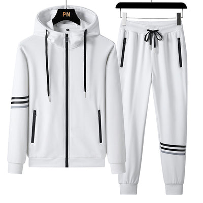 Conjunto Deportivo de Sudadera con Capucha y Pantalón en Algodón Puro para Hombre - Image 7