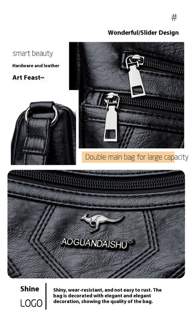 Bolso de Hombro de Cuero Suave para Mujer - Capacidad Extra Grande - Image 22