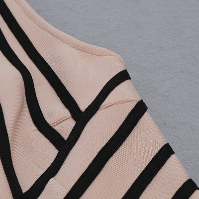 Falda Bandage Elegante con Detalle de Hombro Oblicuo y Abertura Lateral - Image 10