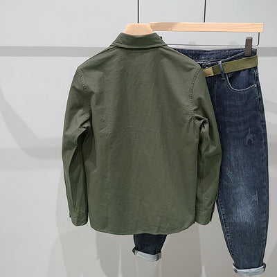 Camisa Manga Larga con Costuras de Diseño Premium para Hombre - Image 10