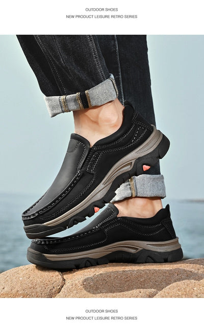 Zapatos Casuales de Cuero para Hombre Talla Grande - Cómodos y Ligeros - Image 14