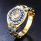 Anillo para Hombre con Diamante de Circonio y Correa