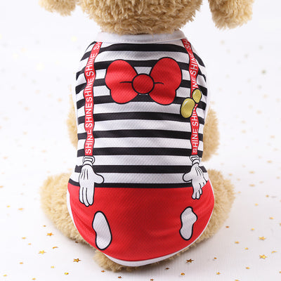 Ropa Fresca de Algodón para Mascotas - Diseño Ajustable Primavera Verano - Image 10