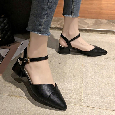 Sandalias Baotou de Tacón Punta Afilada - Estilo Hada Verano - Image 13