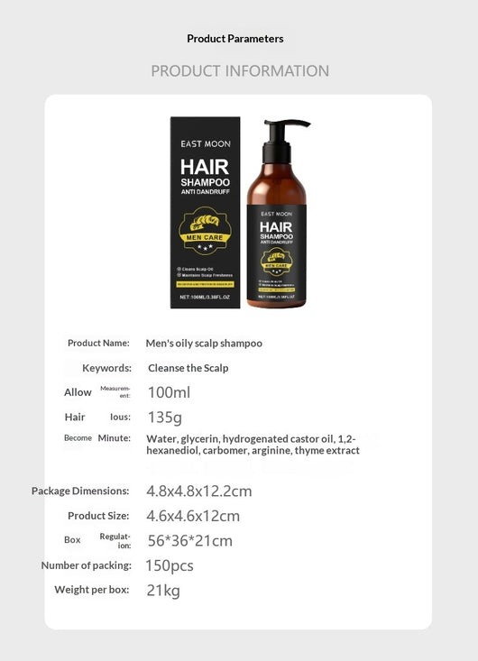 Champú Aceite para Hombre - Cuero Cabelludo Limpio y Control de Caspa - Image 11