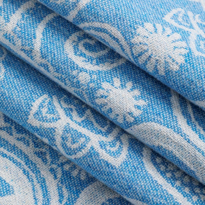 Chal Cruzado de Lana Jacquard con Estampado Paisley - Image 9