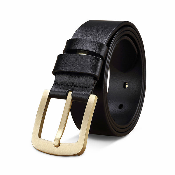 Cinturón Casual para Hombre con Hebilla Retro de Bronce - Image 4