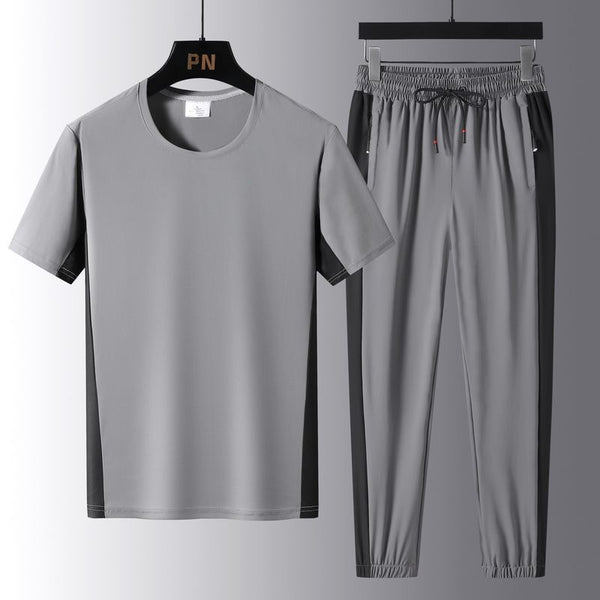 Conjunto Deportivo Ice Silk Plus Talla Grande Transpirable Tendencia