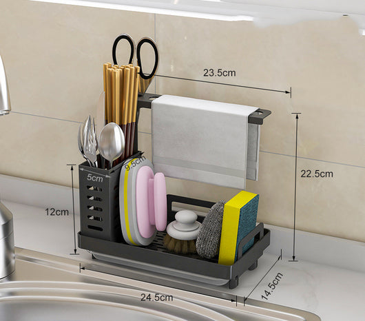 Organizador de Cocina Escurridor de Trapos y Esponjas - Image 12