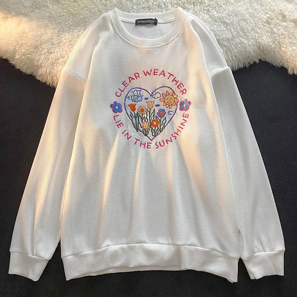 Blusa Larga Bordada de Manga Larga - Diseño Exclusivo Nicho