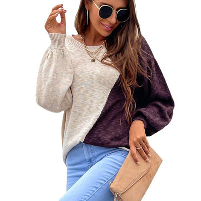 Suéter Asimétrico con Detalles de Color para Mujer - Image 15