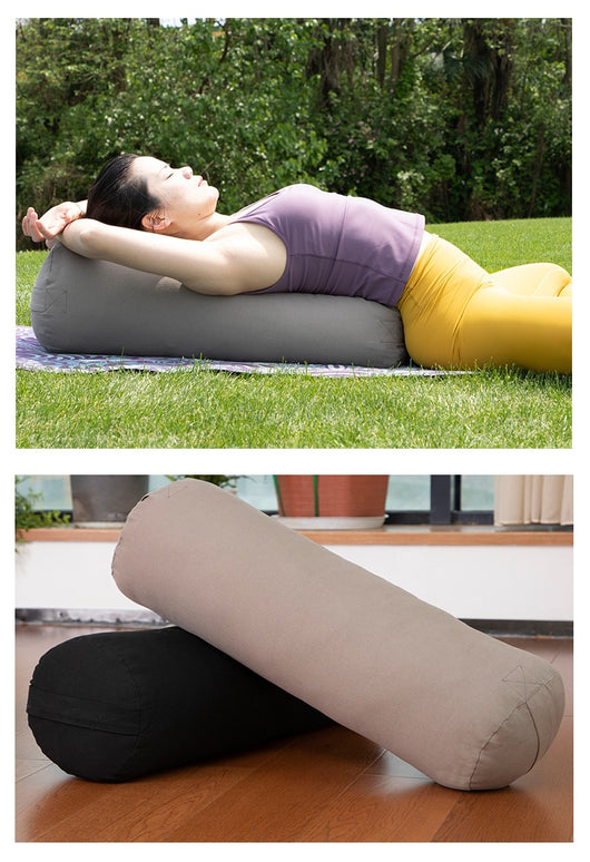 Almohada Cilíndrica de Yoga Suave y Removible - Soporte Cómodo para Descanso - Image 7