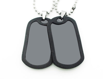 Collar Militar Hombre Acero Titanio - Pendiente Resistente y Elegante - Image 4