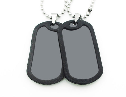Collar Militar Hombre Acero Titanio - Pendiente Resistente y Elegante - Image 4