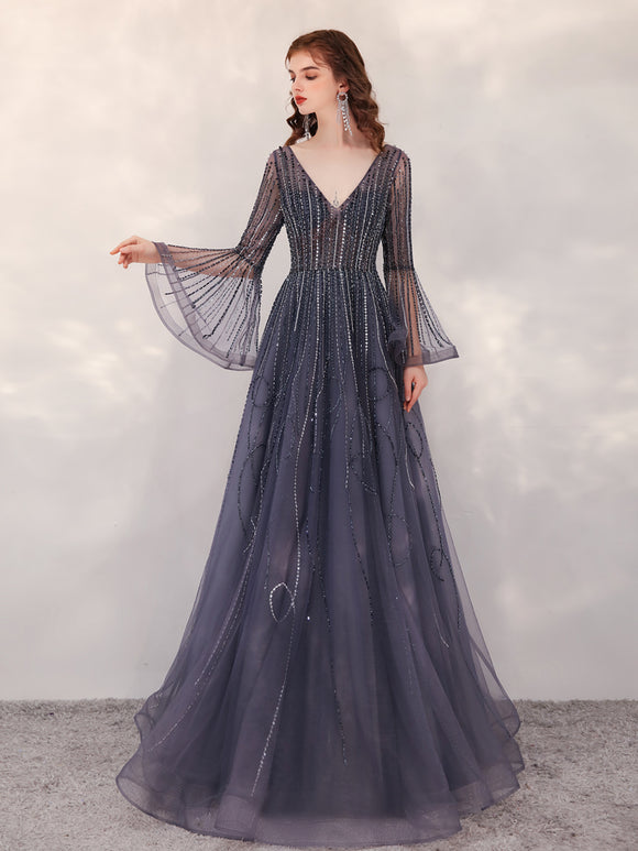 Vestido de Noche Elegante Lujo Premium para Gala