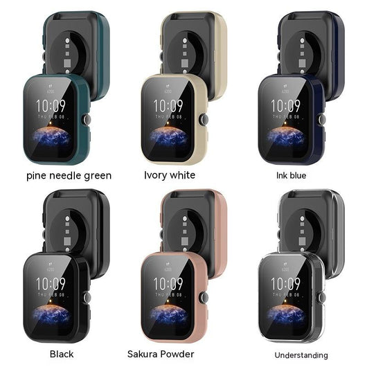Funda Protectora con Cristal Templado Integrado para Huami Amazfit Bip3 Pro - Image 8