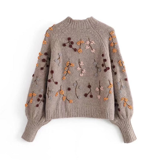 Suéter Tejido con Cuentas Versátil - Moda Urbana Europea y Americana - Image 7