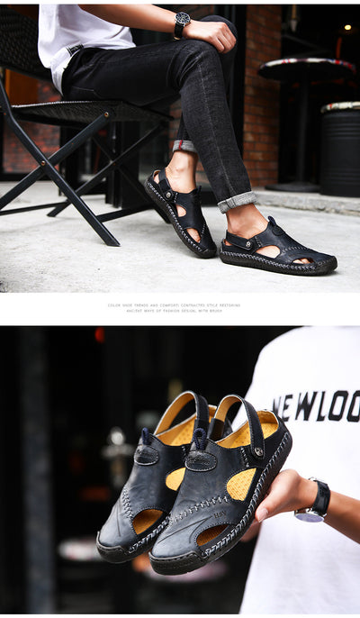 Sandalias Ajustables para Hombre - Cómodas Chanclas de Playa Verano - Image 22