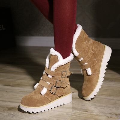 Botas de Nieve Talla Grande con Hebilla - Comodidad Total en Invierno - Image 14