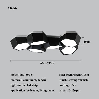 Lámpara de Techo LED para Dormitorio y Sala de Estar - Image 22