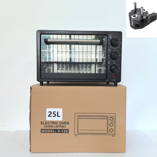 Horno Eléctrico Multifunción 25L con Doble Capa para el Hogar - Image 6