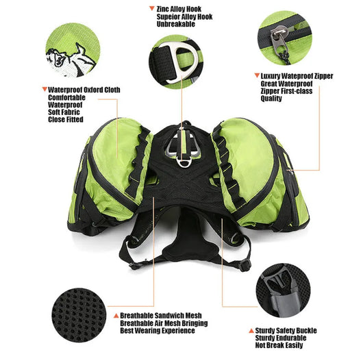Mochila de Entrenamiento para Perros - Arnés de Carga Deportivo - Image 8