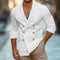 Cardigan Polo Manga Larga Tallas Grandes para Hombre