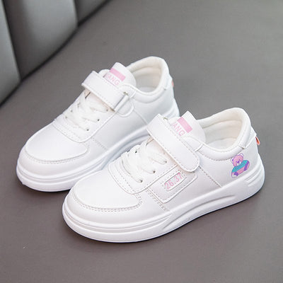 Zapatillas Blancas Infantiles Primavera - Zapatos Escolares Cómodos