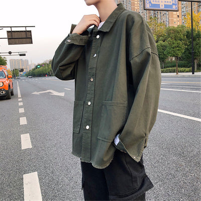 Chaqueta Casual Oversized Estilo Coreano Hong Kong - Image 3