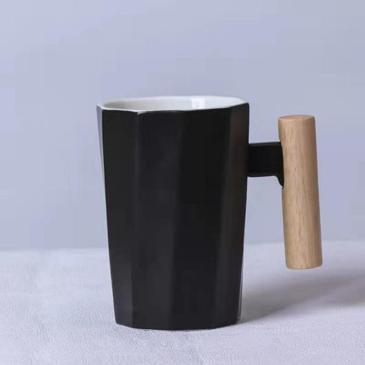 Taza de Cerámica Recta con Asa de Madera - Image 19