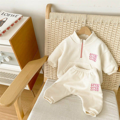 Conjunto Infantil Primavera Amor - Sudadera y Pantalón de Ocio - Image 9
