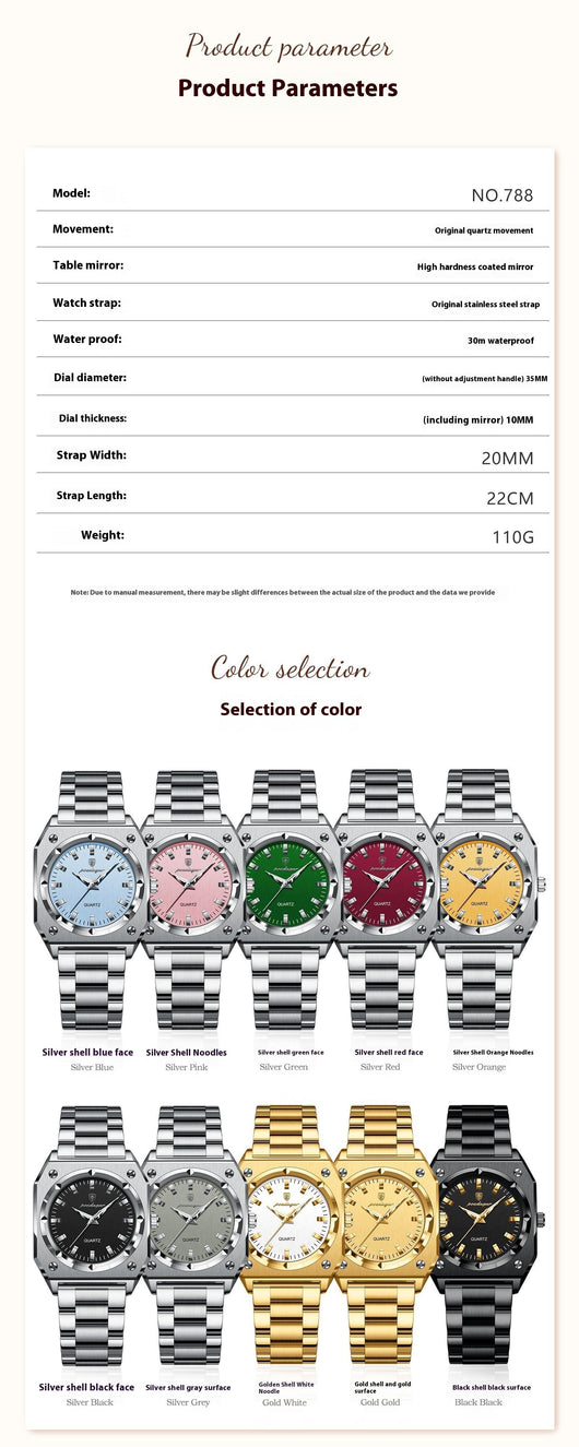 Reloj de Lujo Femenino con Esfera Luminosa - Image 13